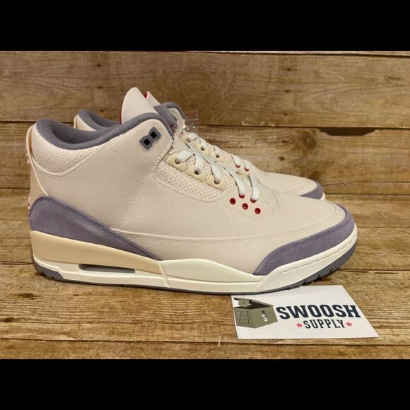 Nike Air Jordan 3 Retro SE Muslin Canvas Shoes DH7139 100 Menâ€™s Size 13